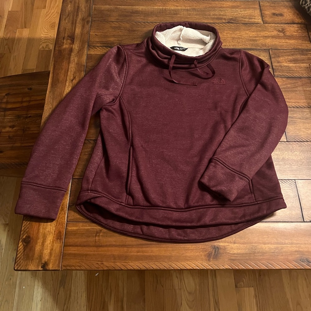The North Face Maroon Cowl Neck Pullover - XL/L